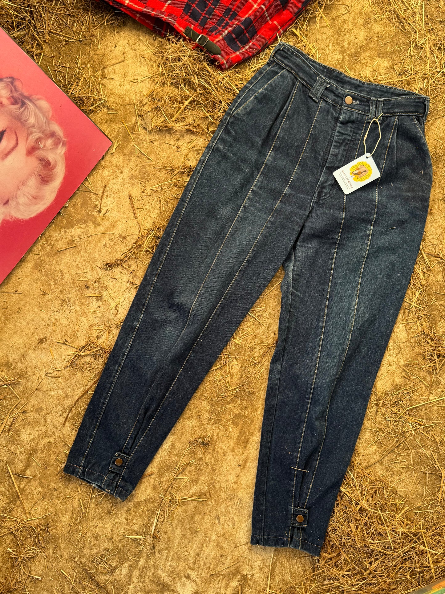Vintage 90s jeans with panelling detail