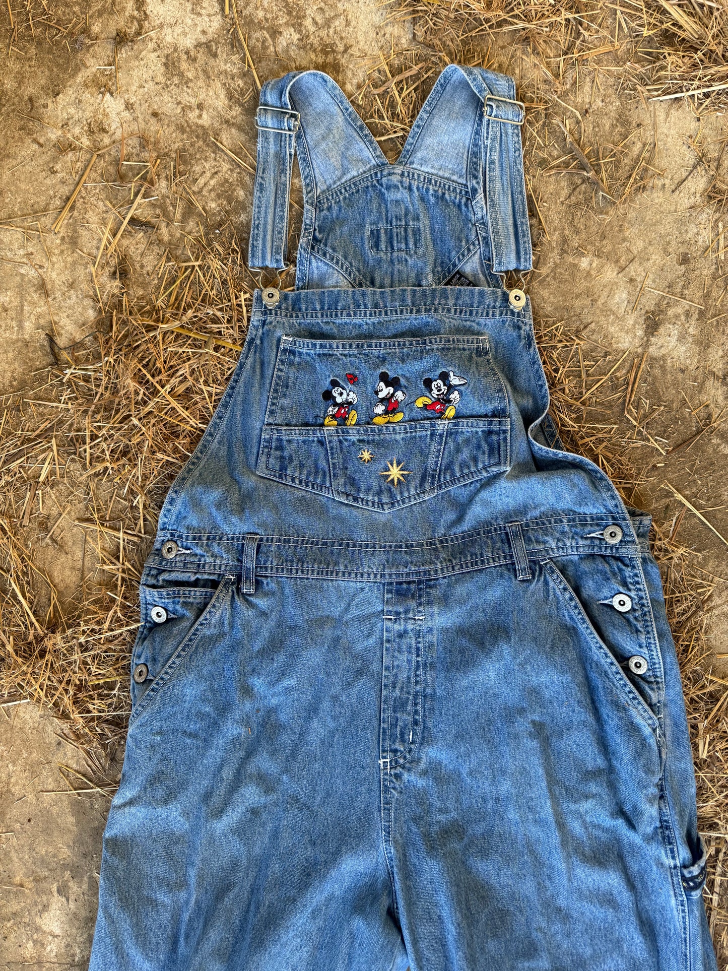 Vintage Mickey Mouse overalls