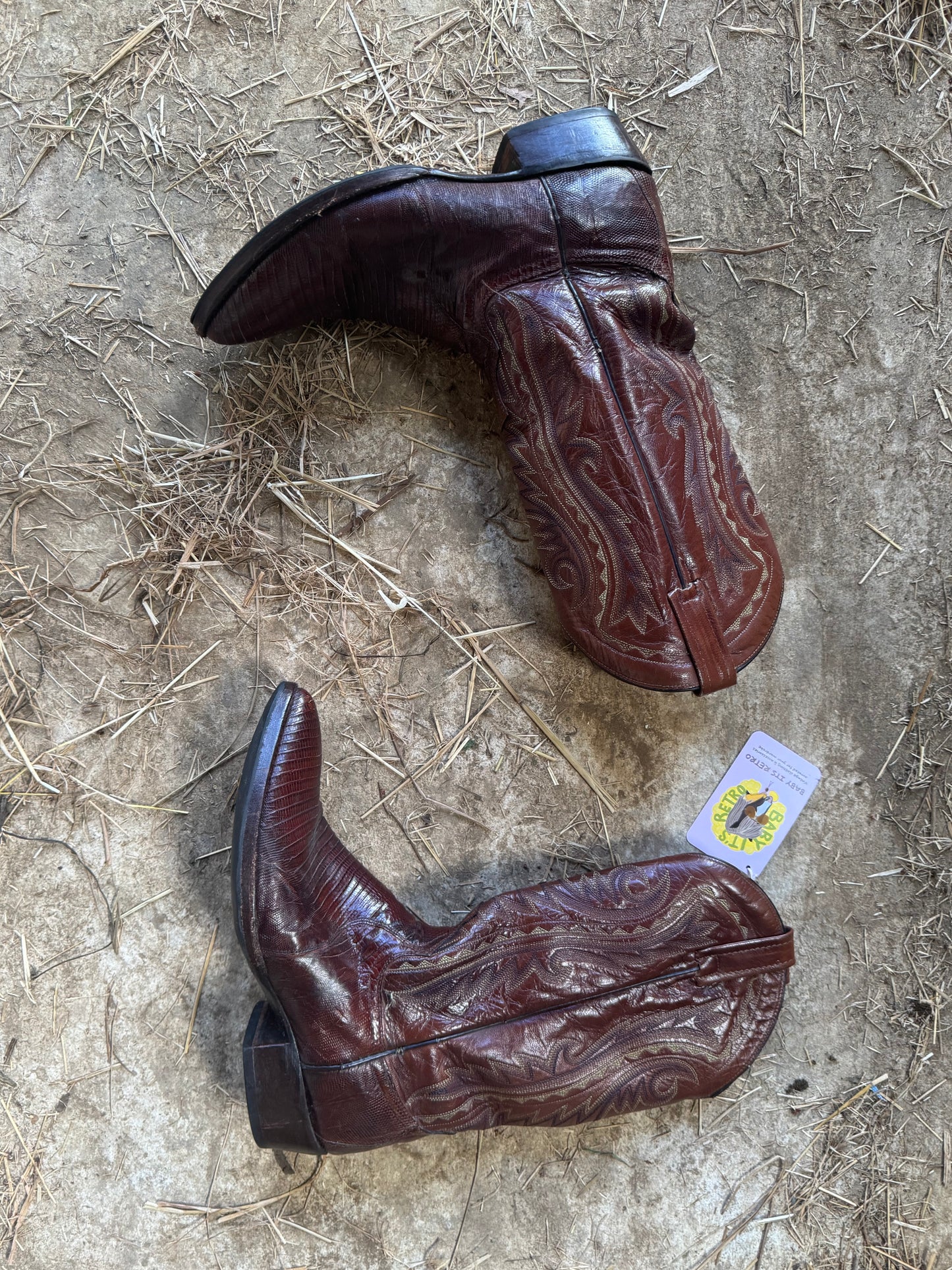 Vintage Dan post cowboy boots