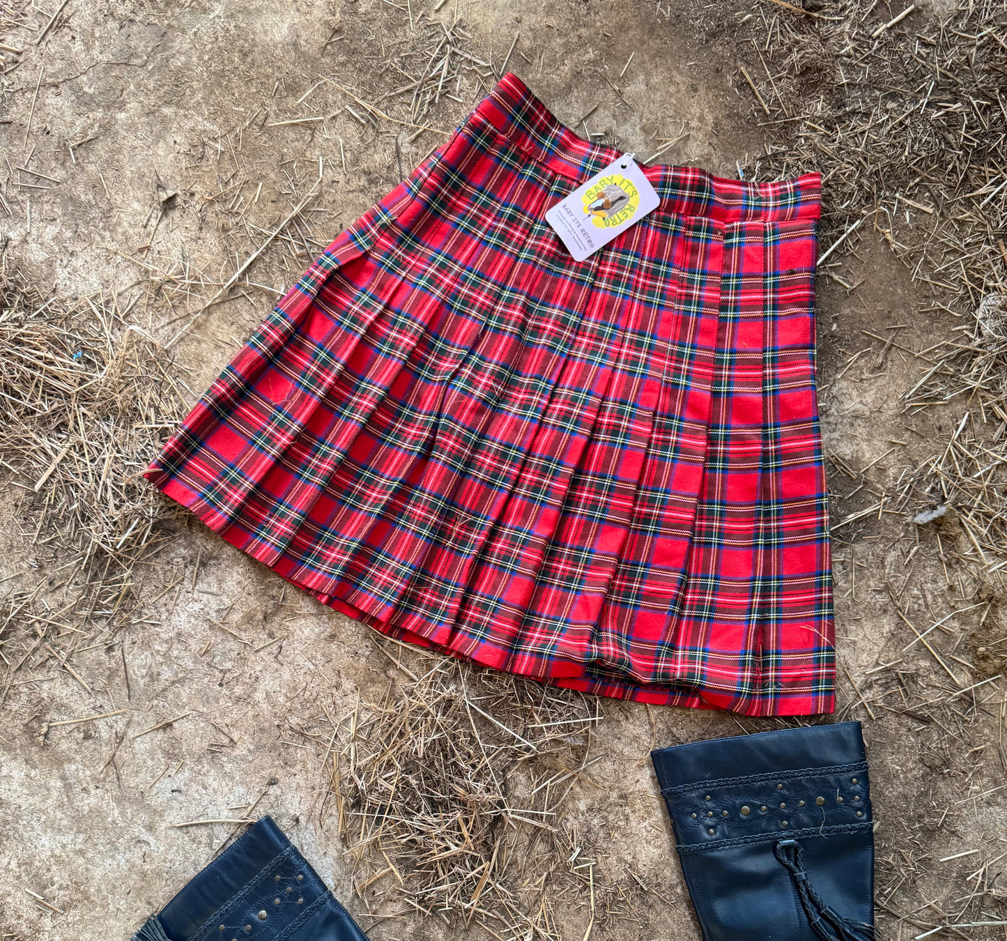 Vintage Tartan Skirt made in USA