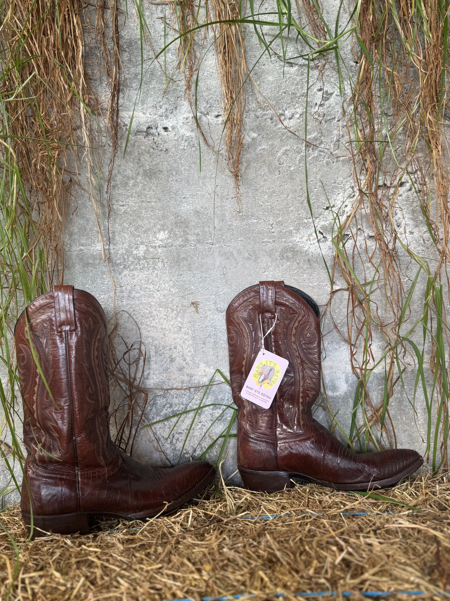 Vintage Dan post cowboy boots