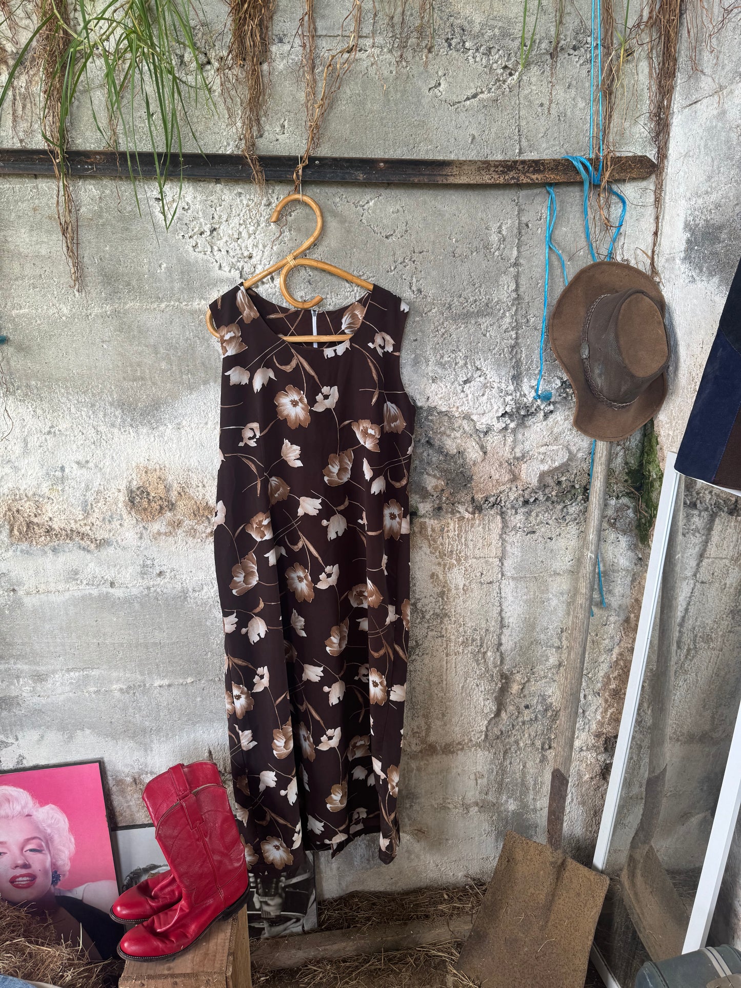 Handmade vintage maxi dress