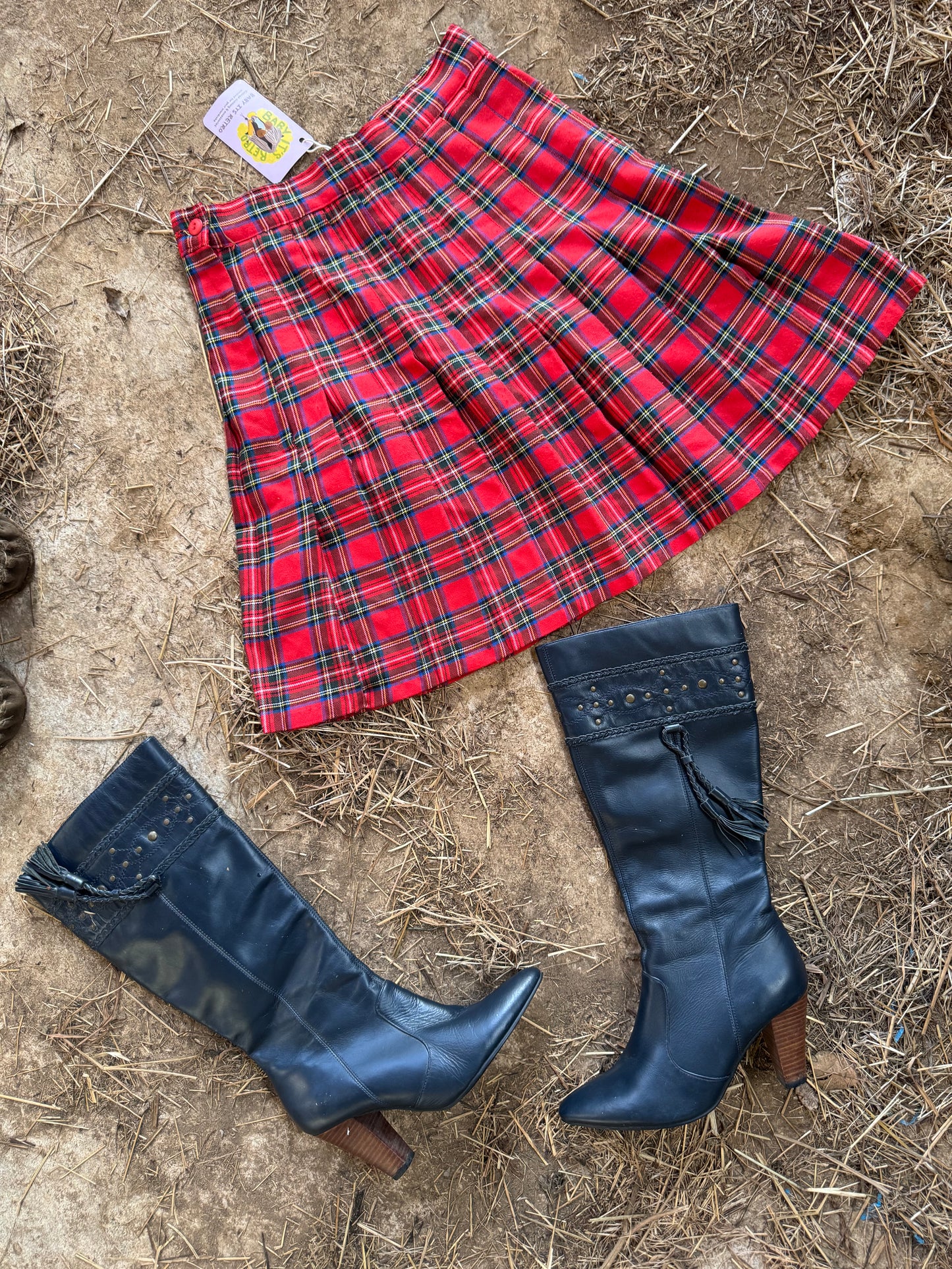 Vintage Tartan Skirt made in USA