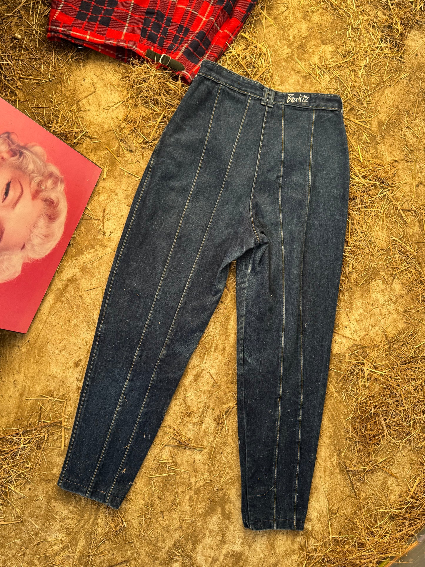Vintage 90s jeans with panelling detail