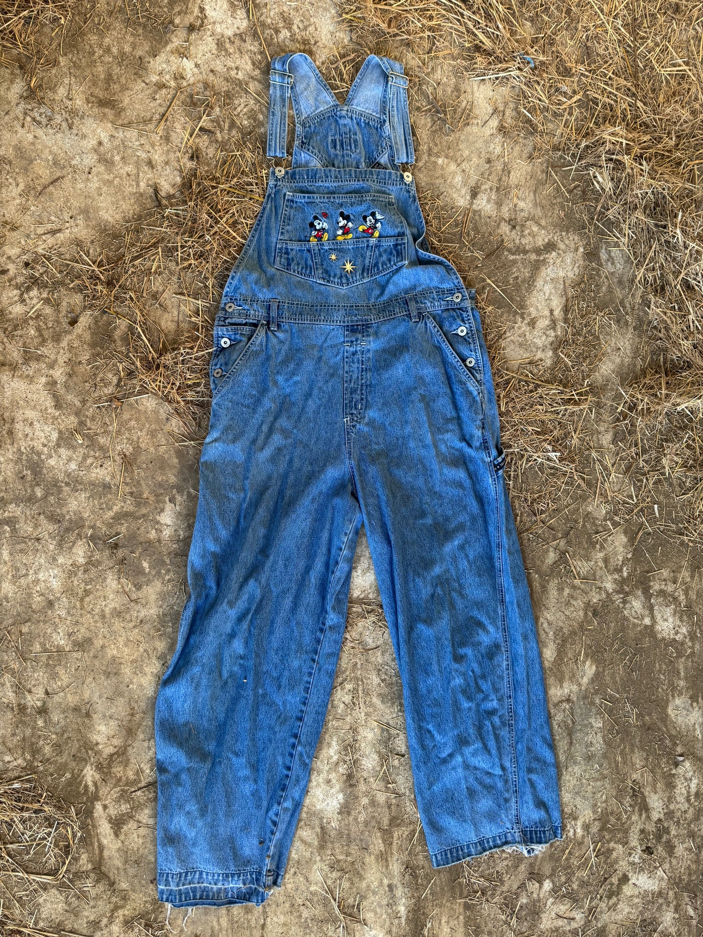 Vintage Mickey Mouse overalls