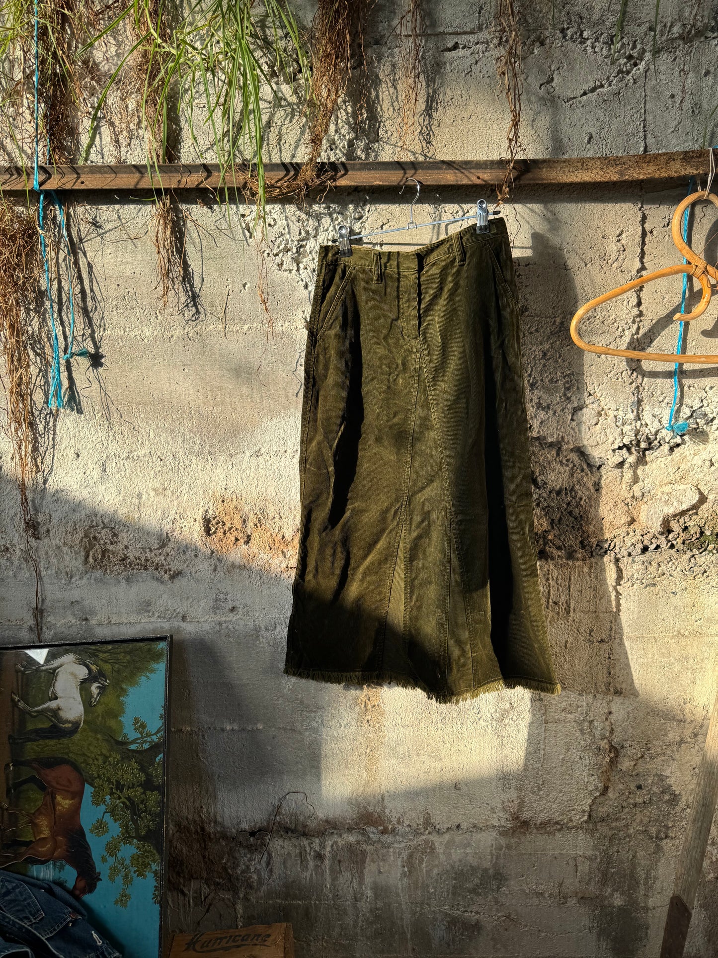 Corduroy skirt
