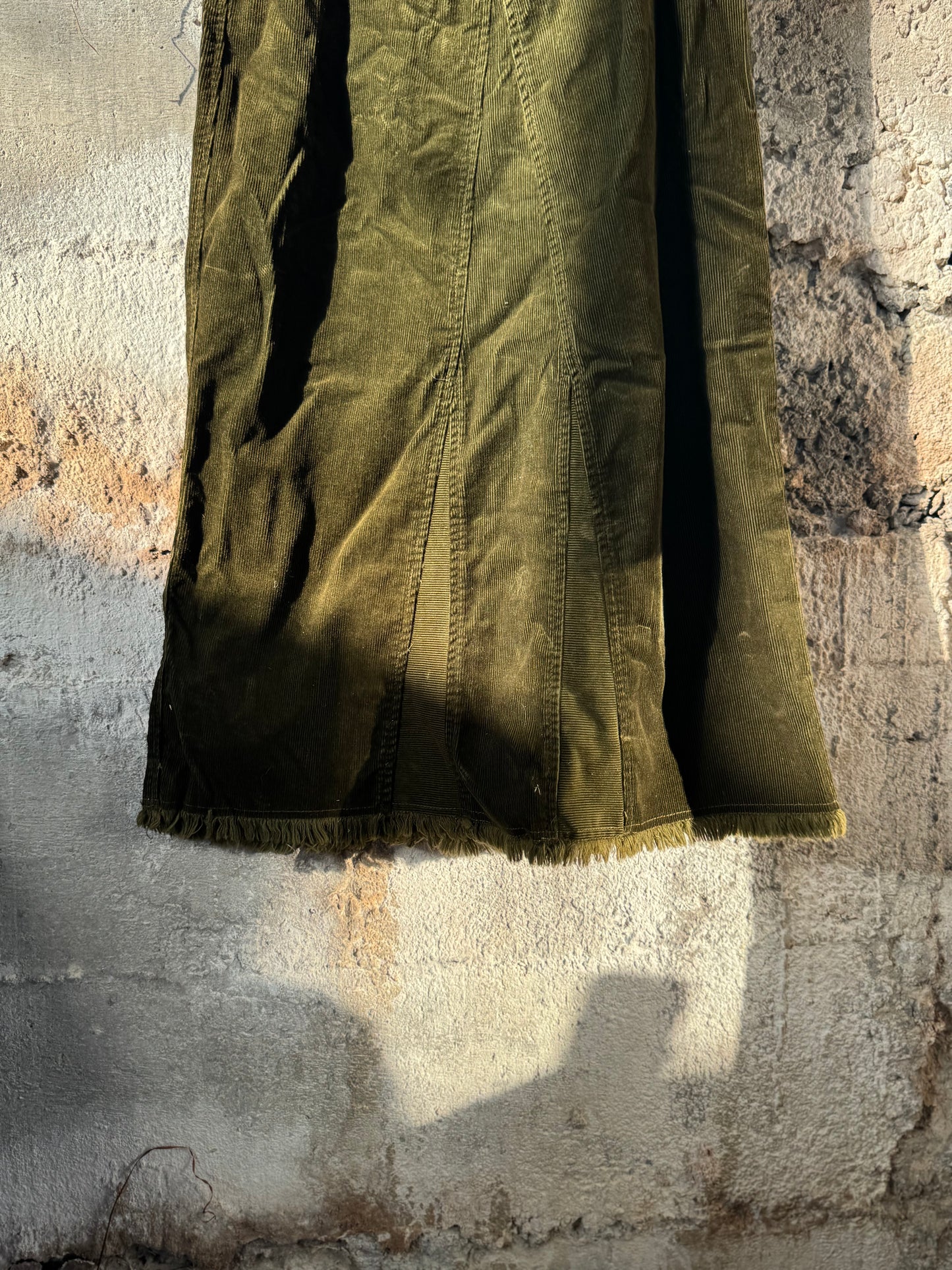 Corduroy skirt