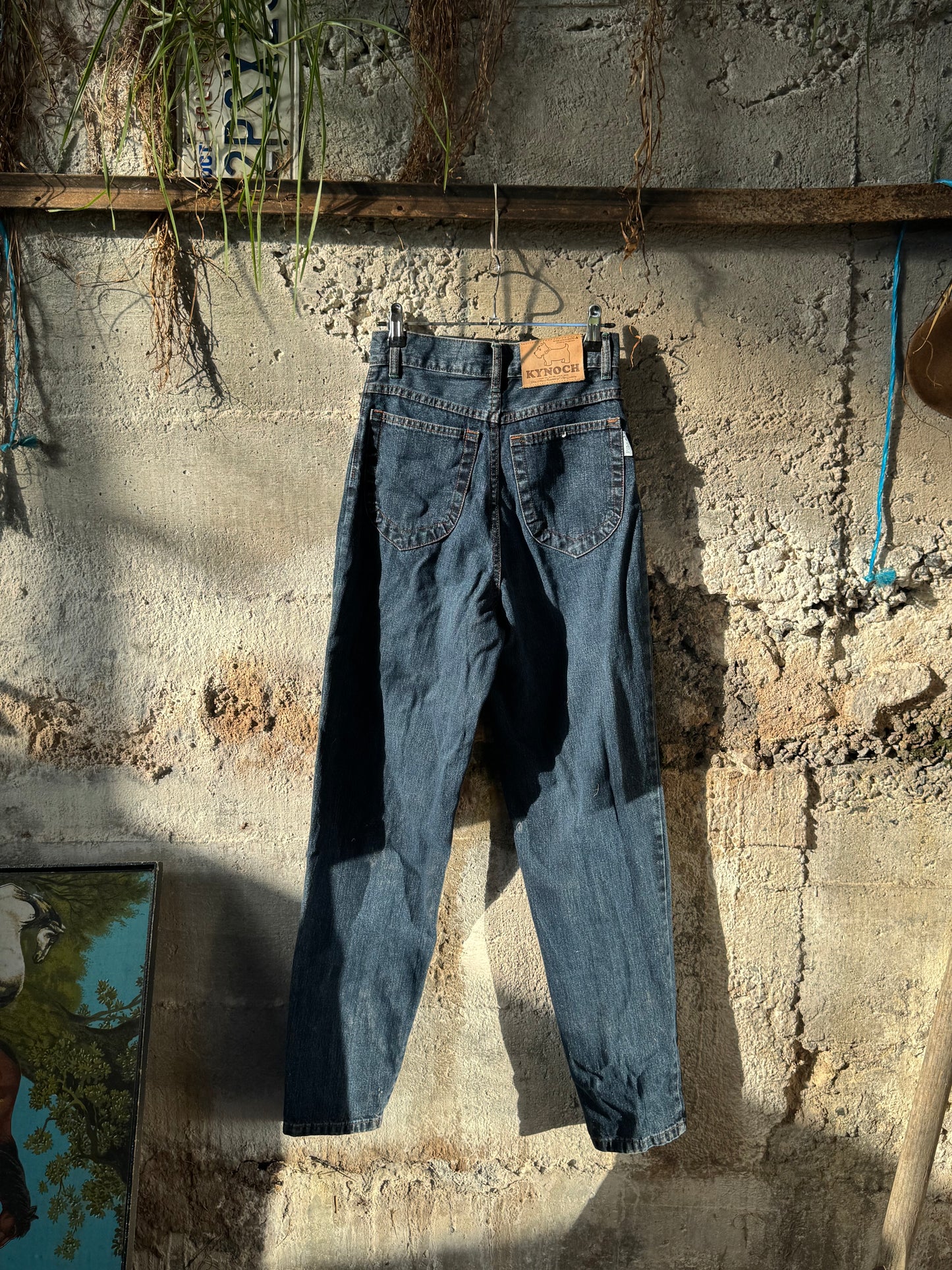 Vintage Jeans Tartan dogs