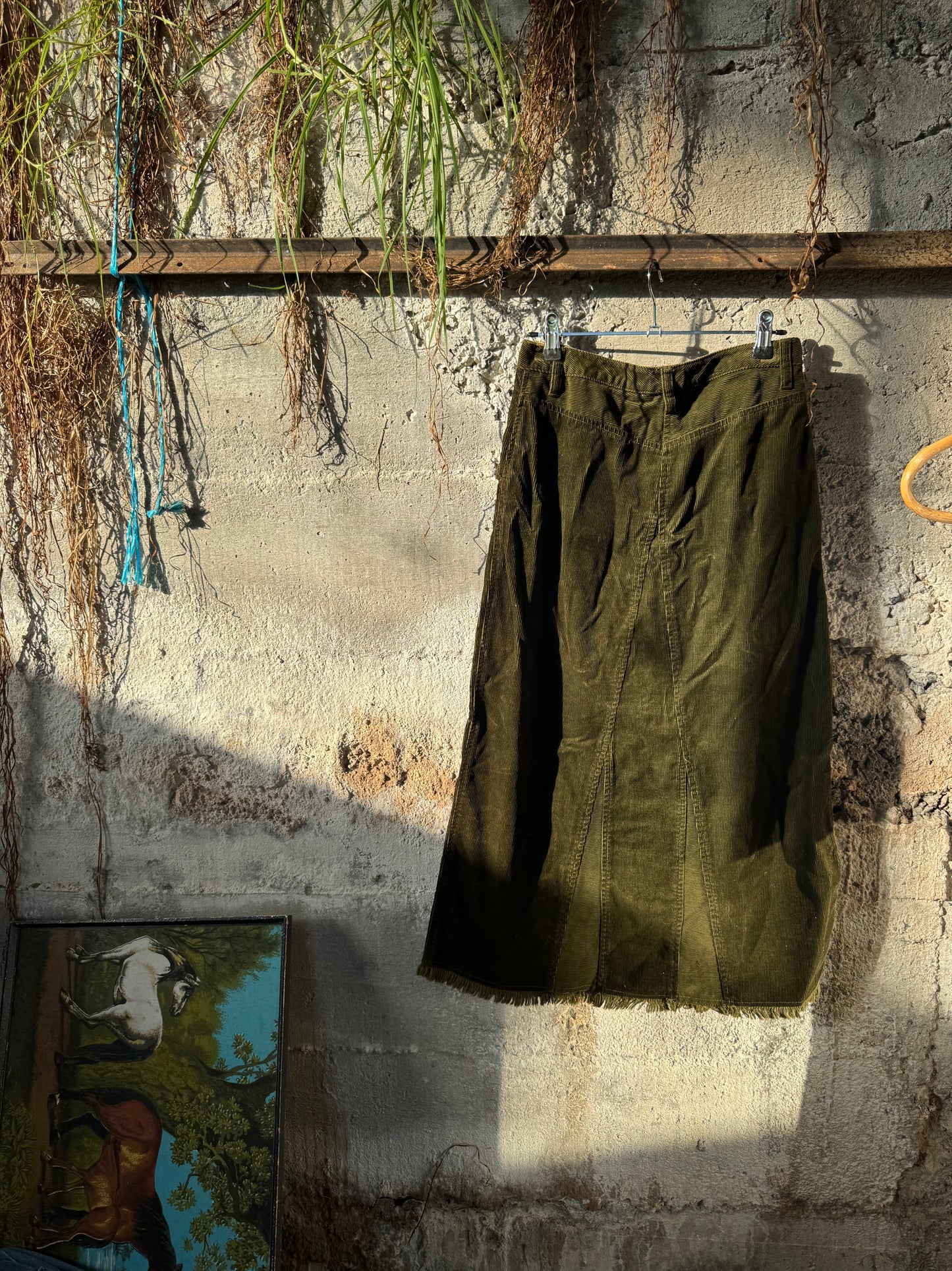 Corduroy skirt