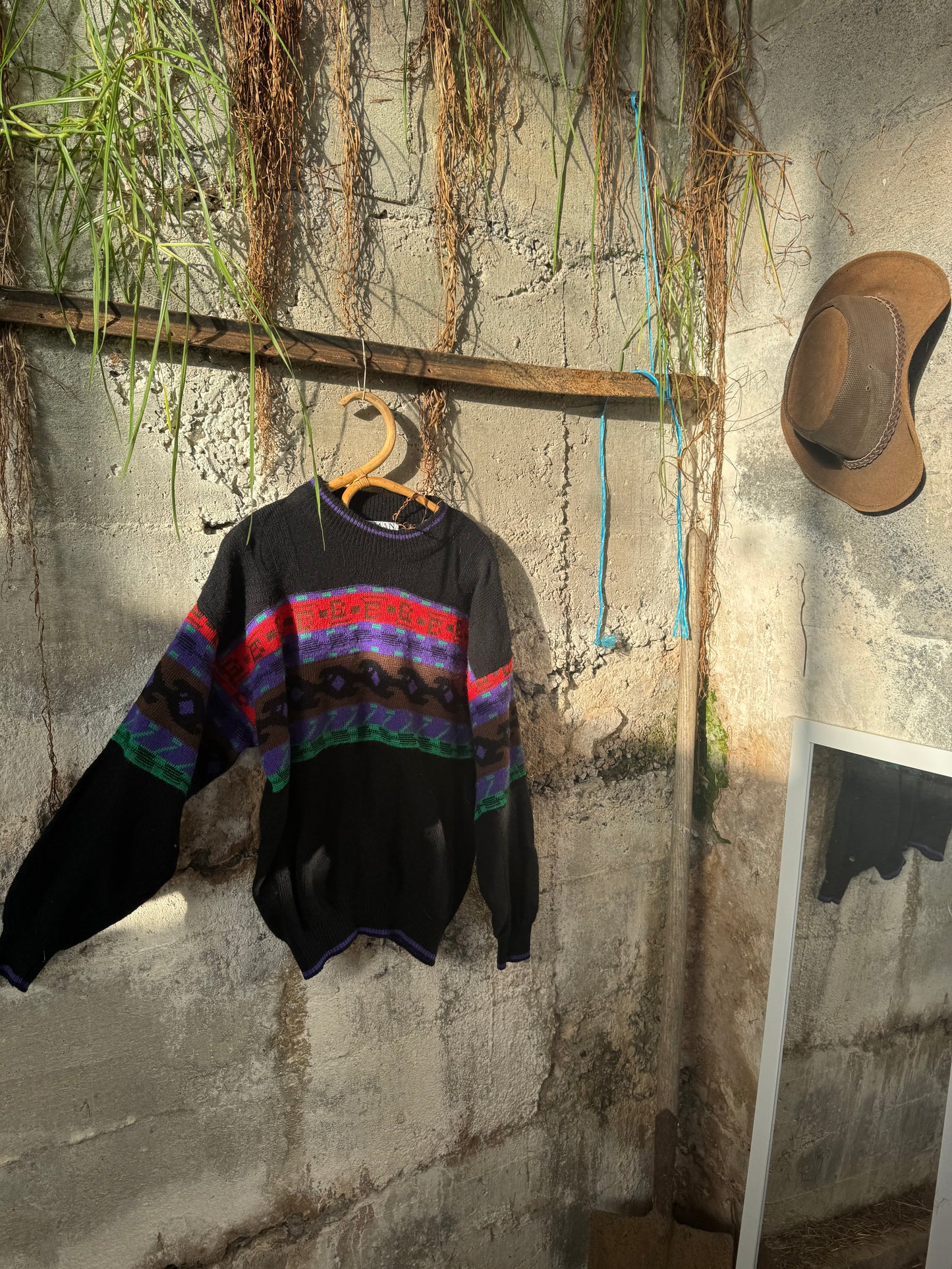 Funky wool knit