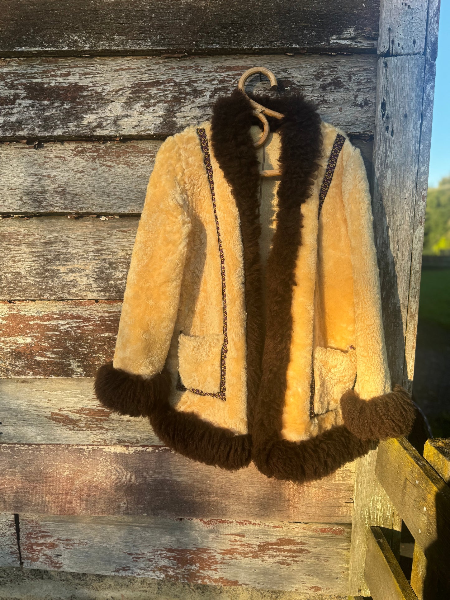 Sheep skin Penny lane coat
