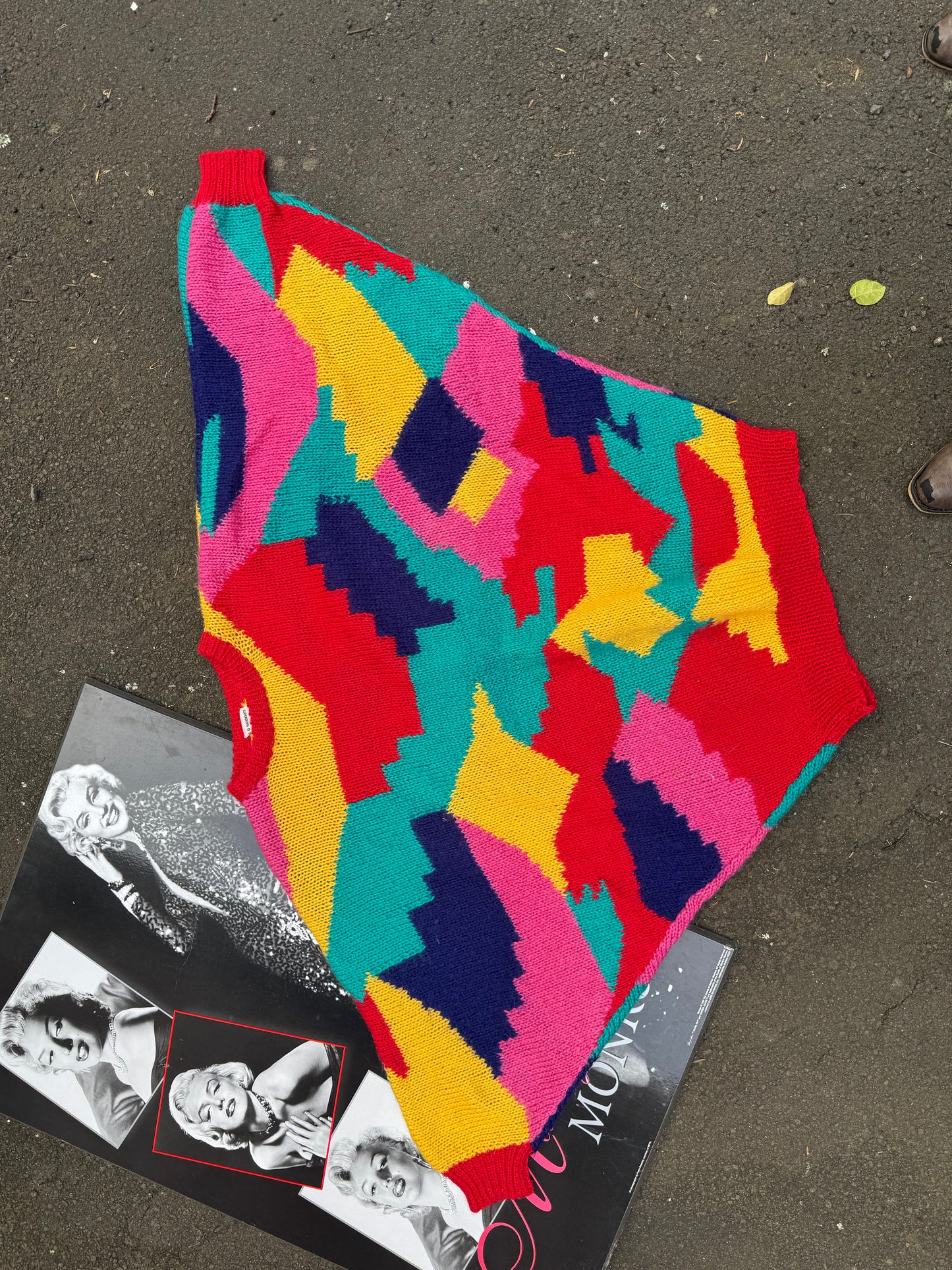 Insane 80s batwing jumper wool blend (RARE)