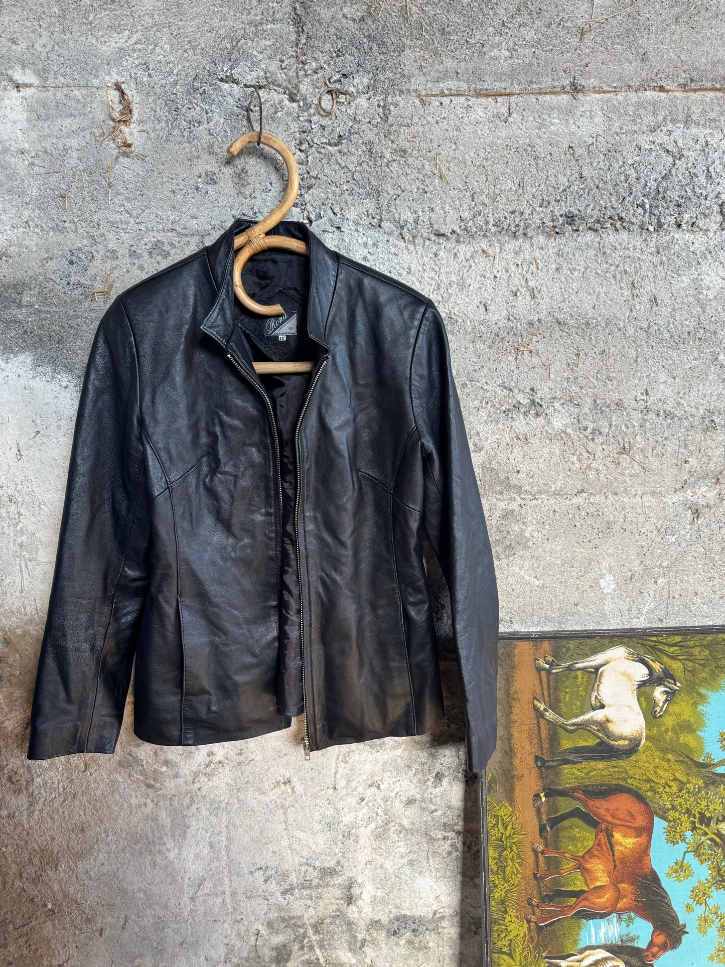 Leather jacket
