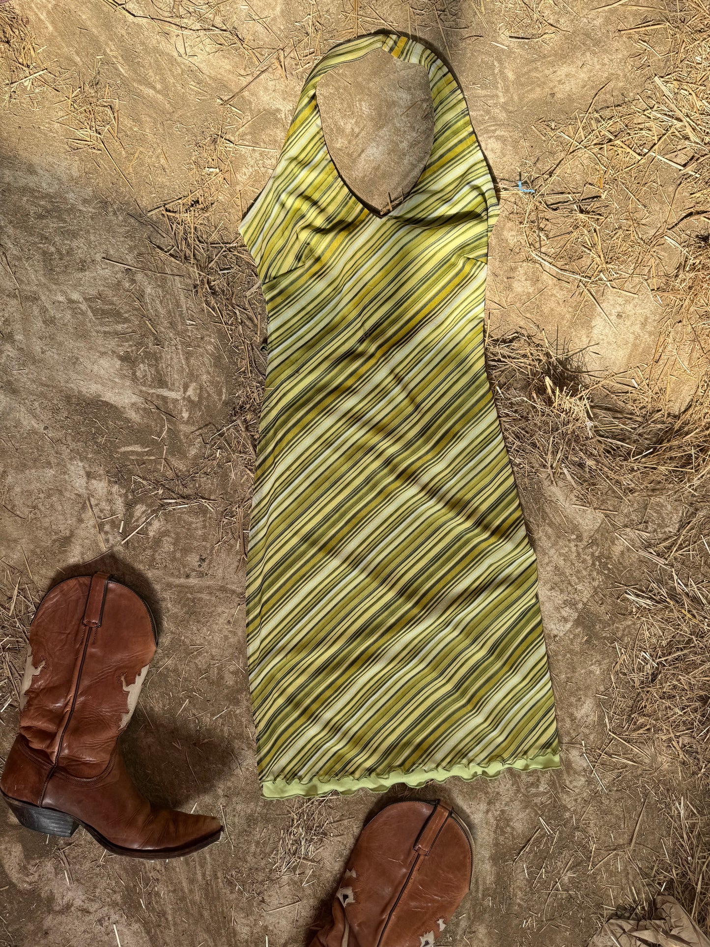 Mesh Halter dress