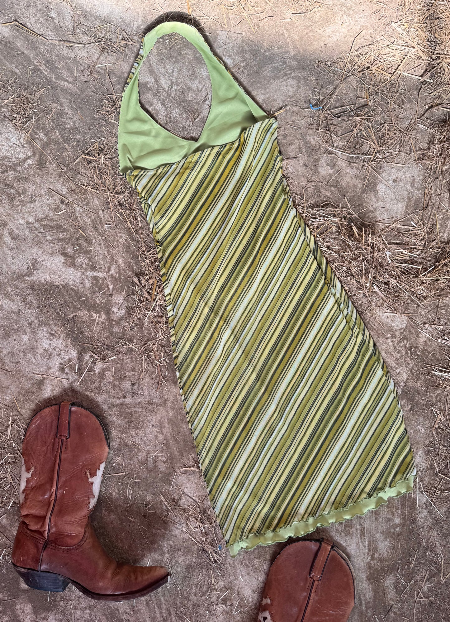 Mesh Halter dress