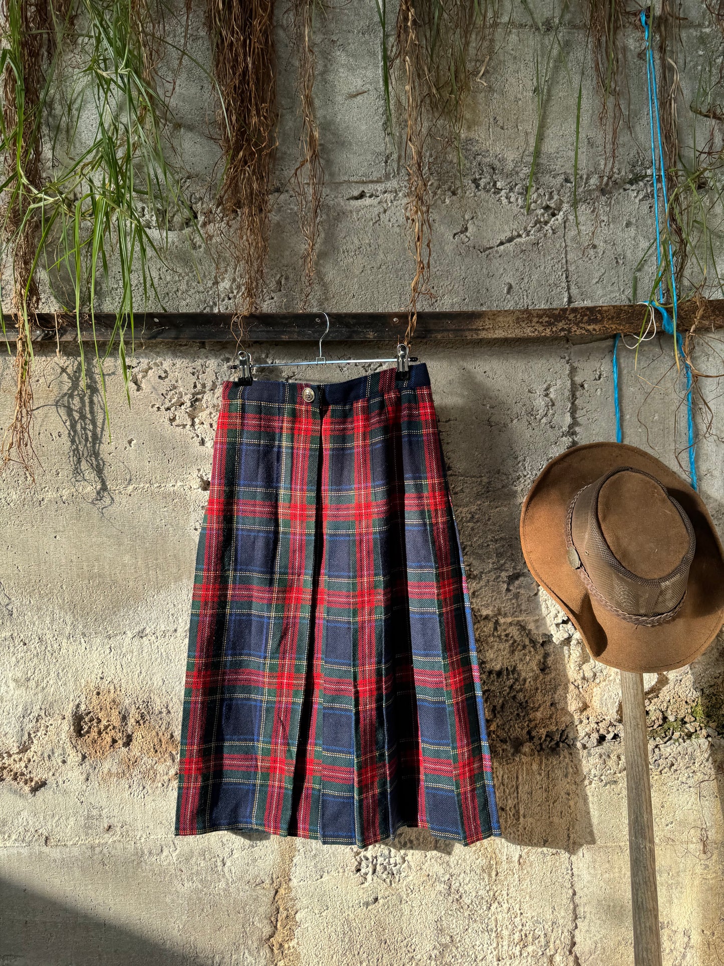Tartan vintage skirt
