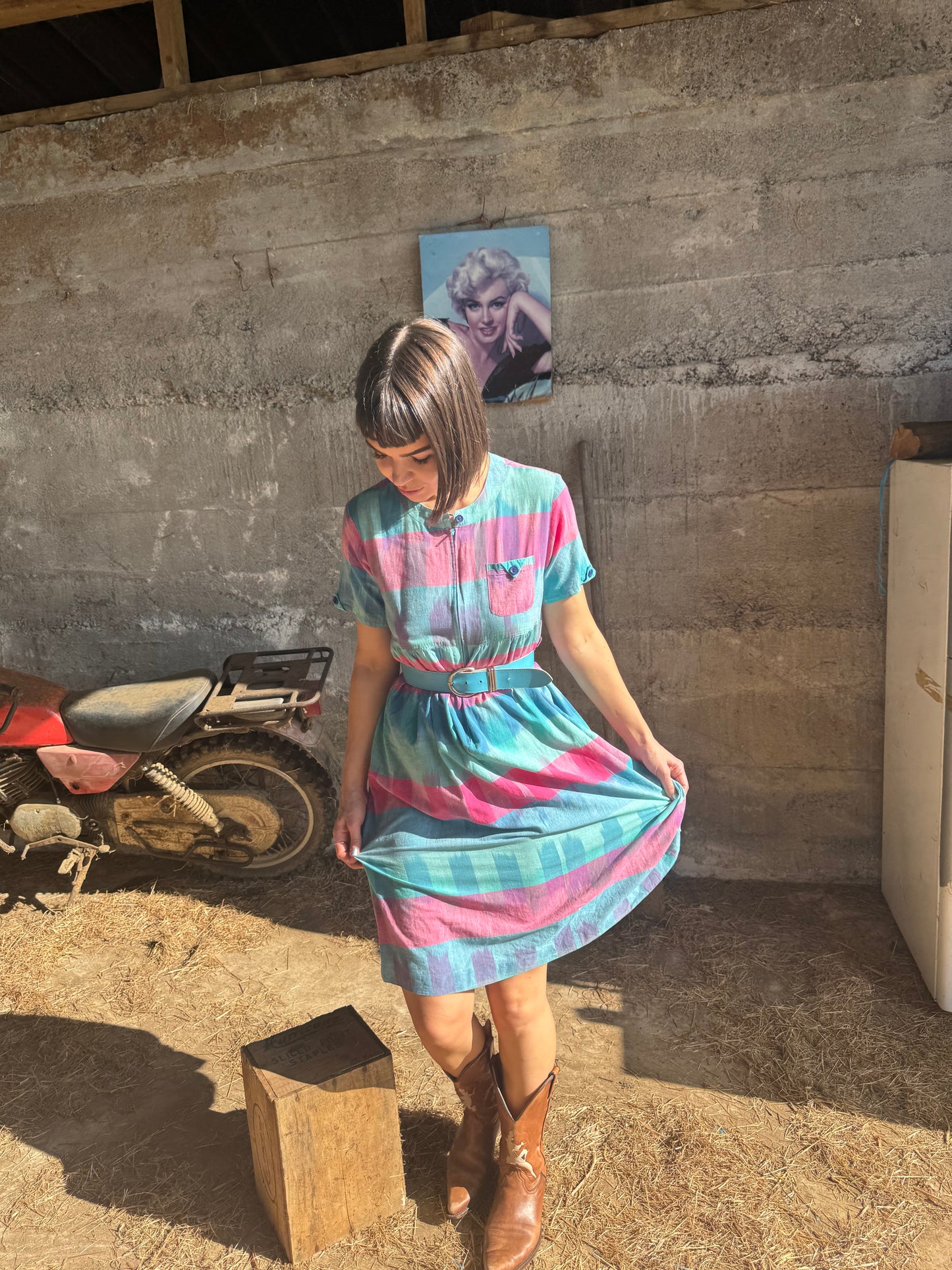 Vintage plaid dress