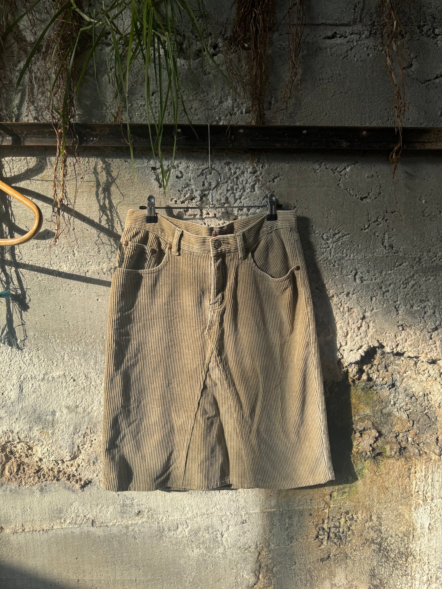 Corduroy skirt