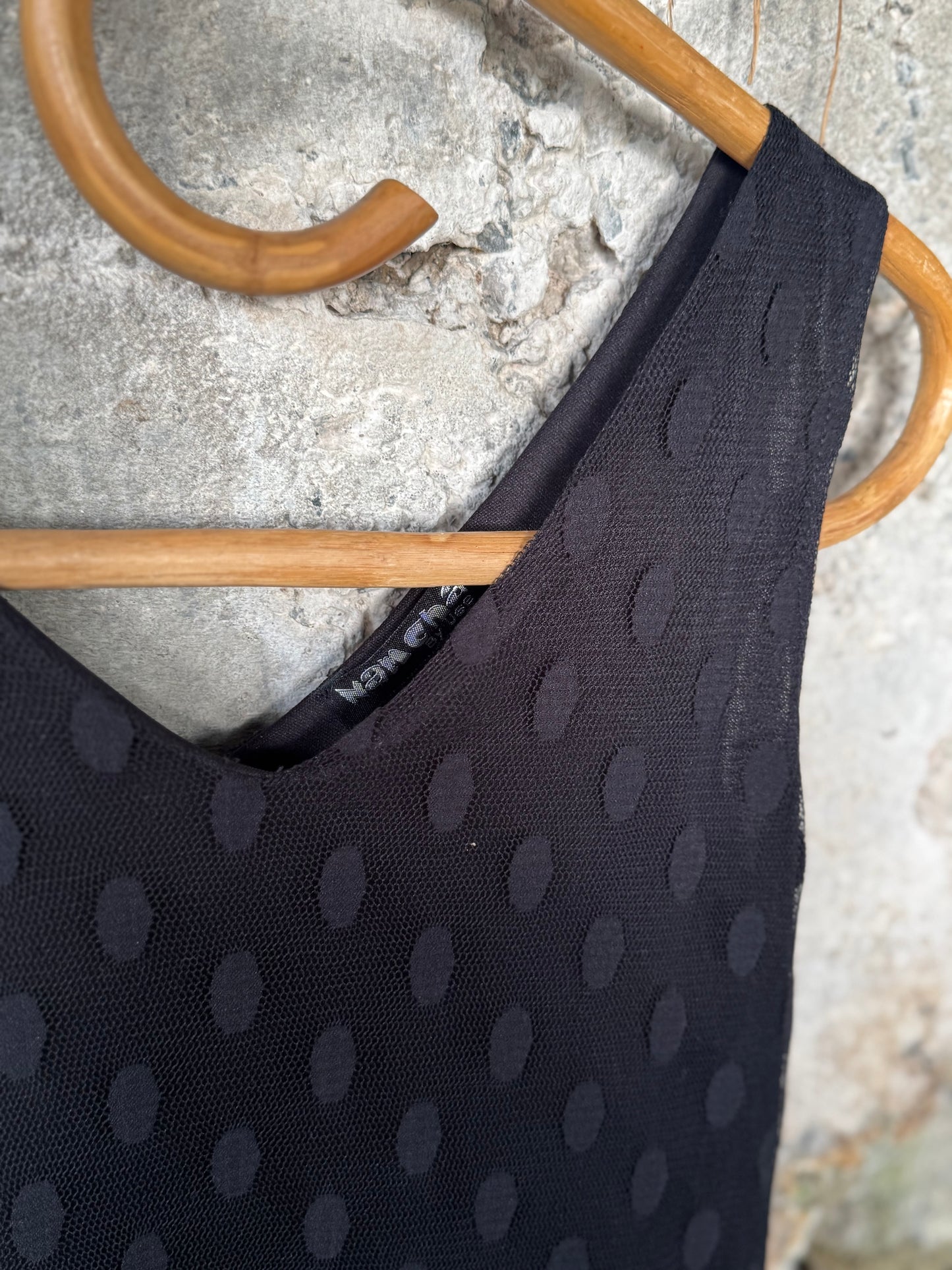 Little black ruffle dress