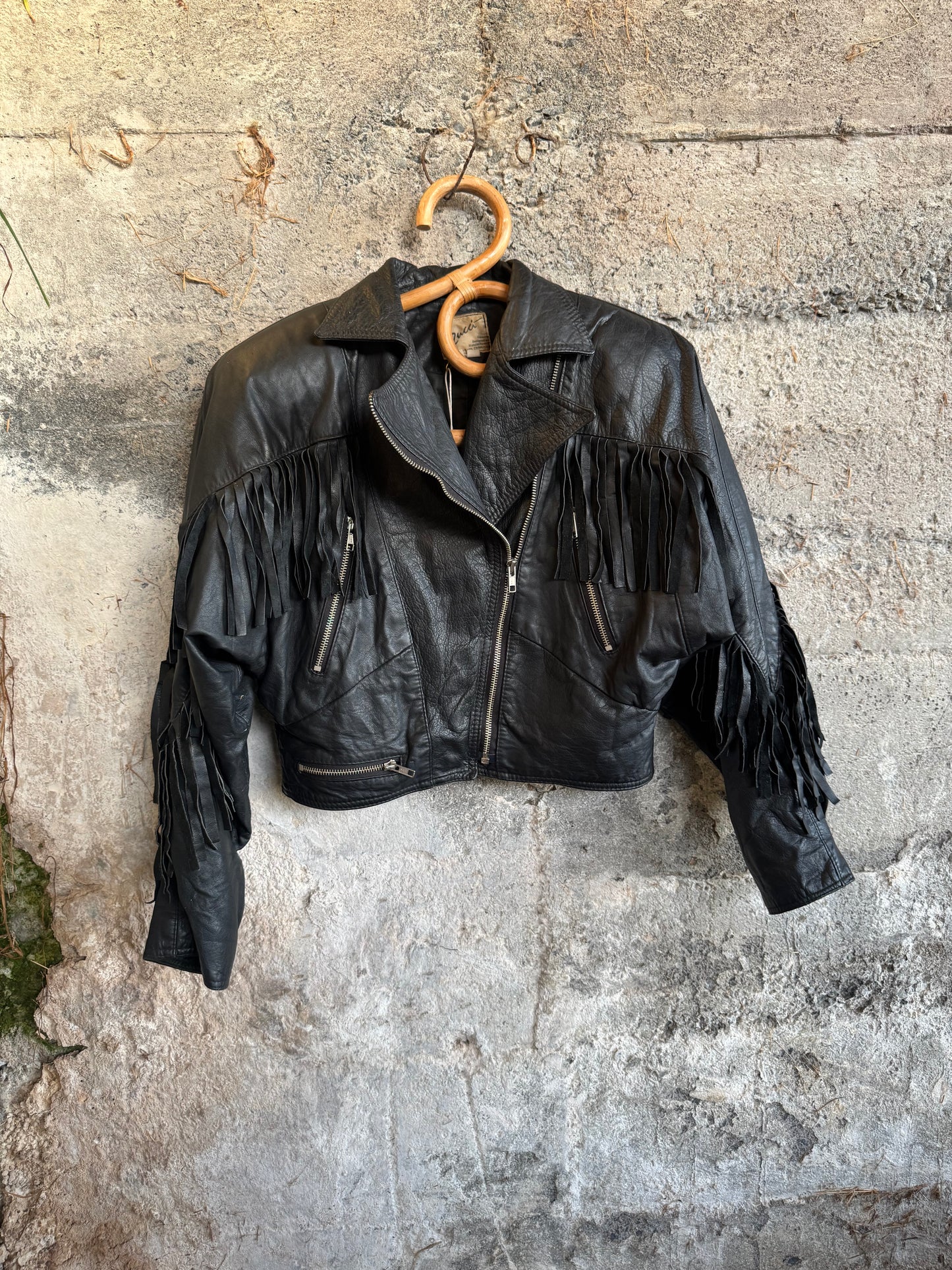Vintage fringed jacket