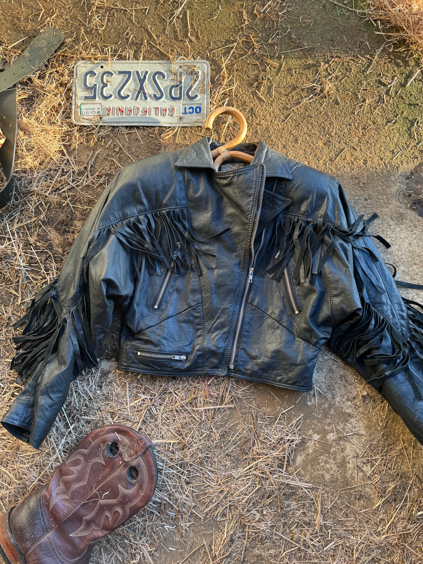 Vintage fringed jacket