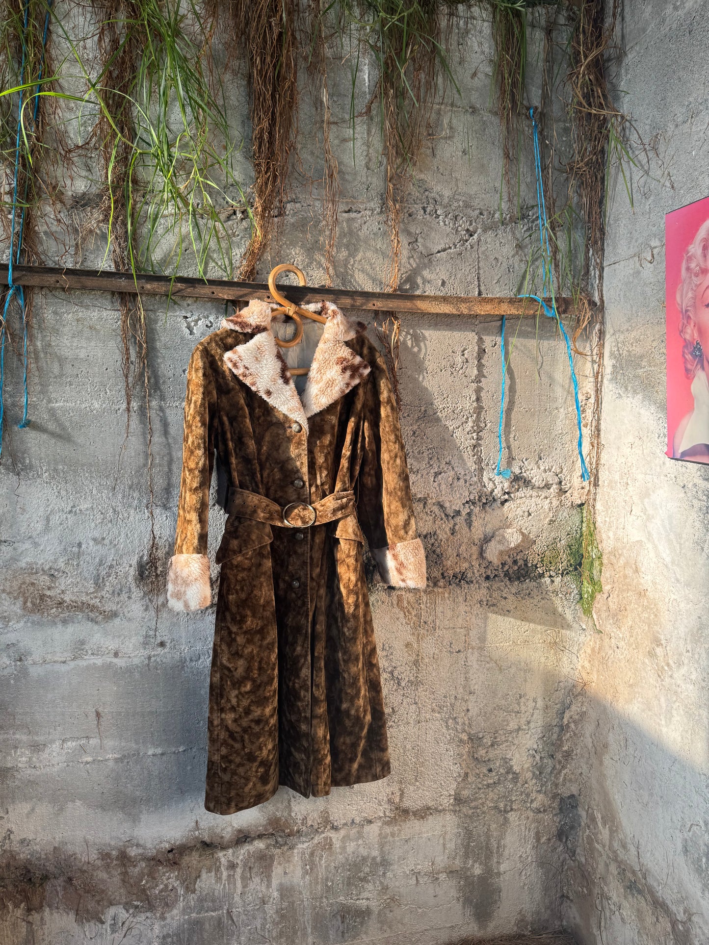 1970s faux fur coat
