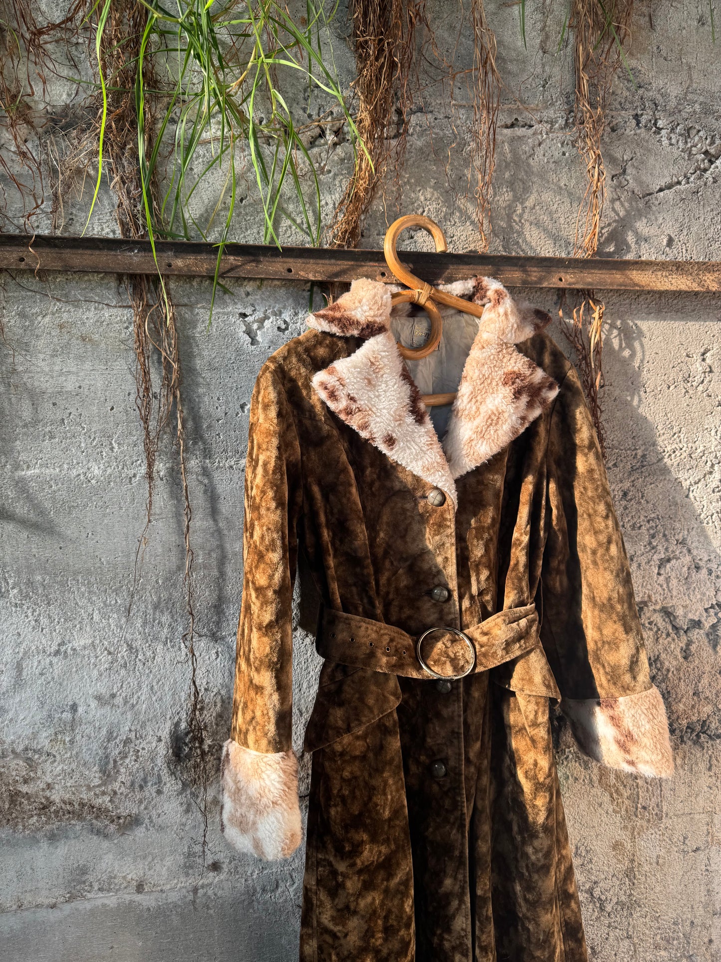 1970s faux fur coat