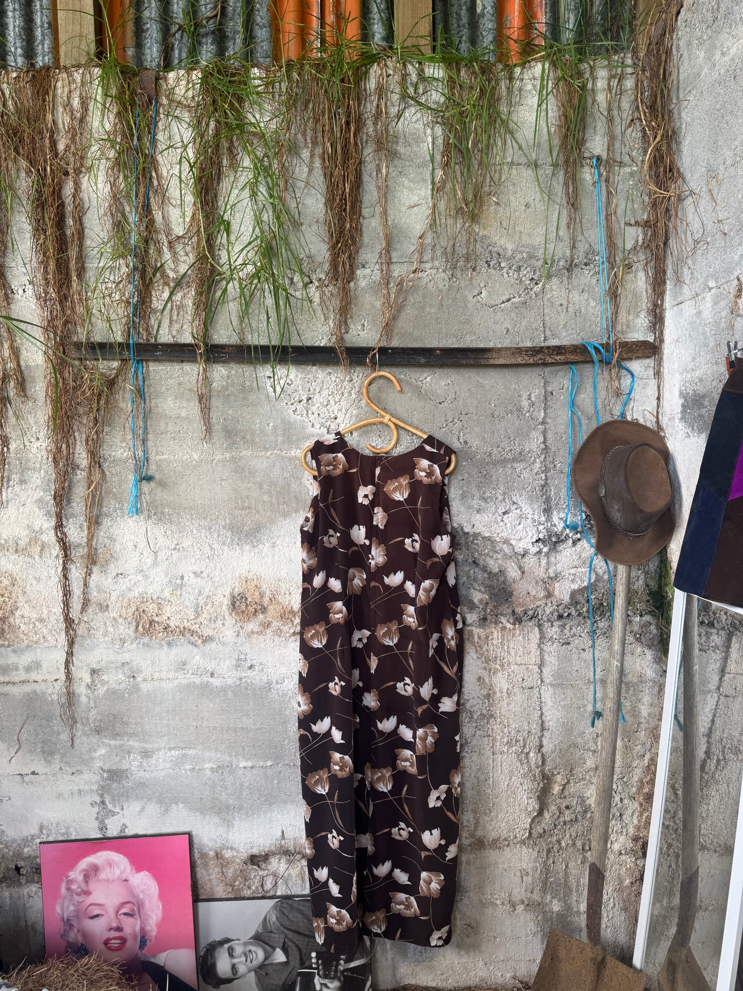 Handmade vintage maxi dress
