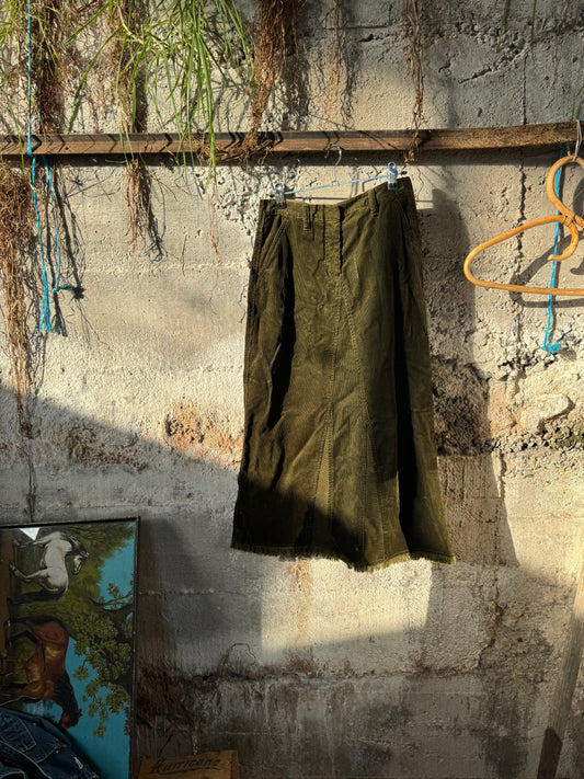 Corduroy skirt