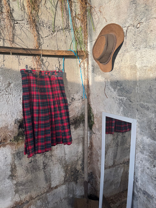 Tartan skirt