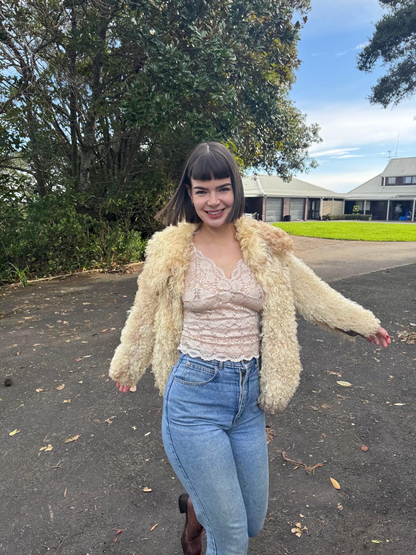 Sheep skin jacket