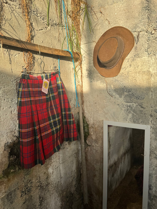 Tartan skirt