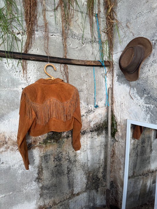 Fringed Leather Jacket