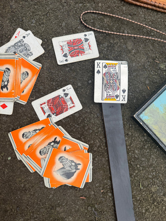 King of spades leather belt
