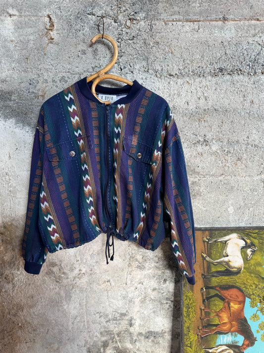 Aztec lightweight jacket (cropped length)