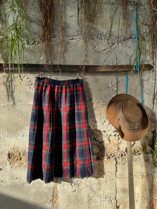 Tartan vintage skirt