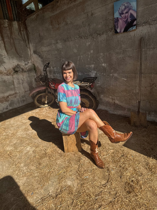 Vintage plaid dress