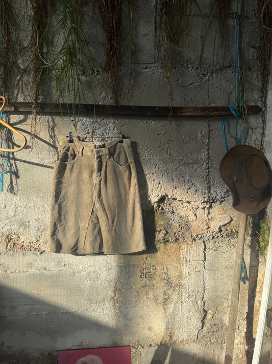 Corduroy skirt