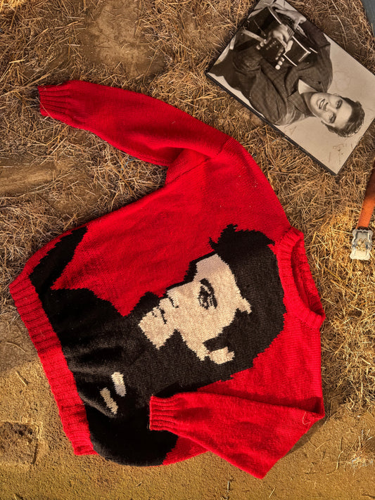 RARE vintage woolen Elvis knit