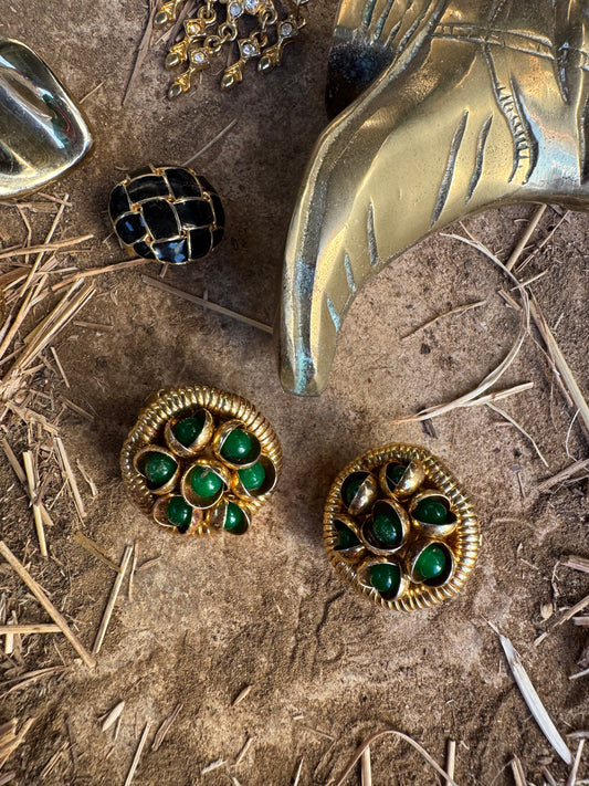 Vintage funky earrings 80s era