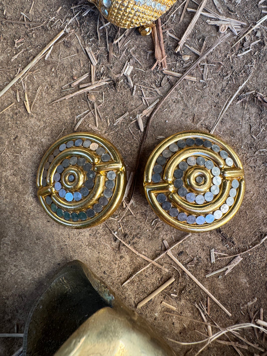 Vintage earrings 80s era