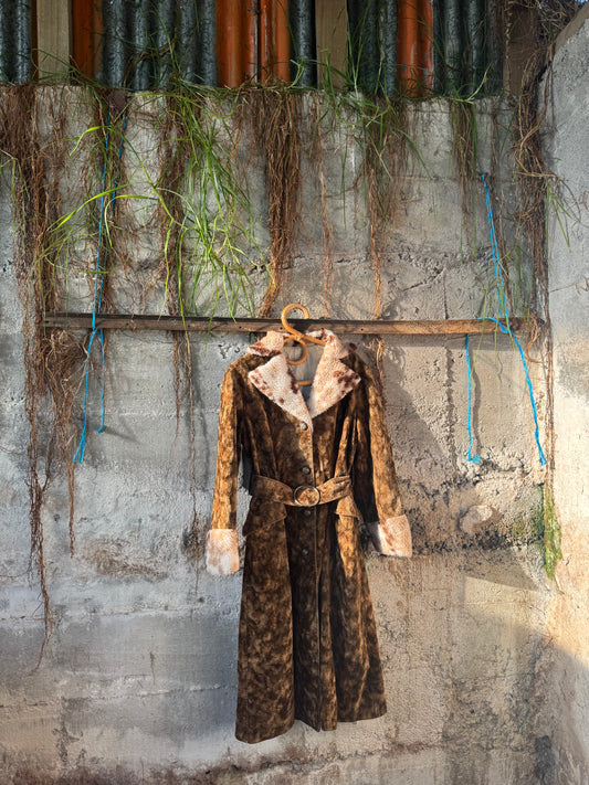 1970s faux fur coat
